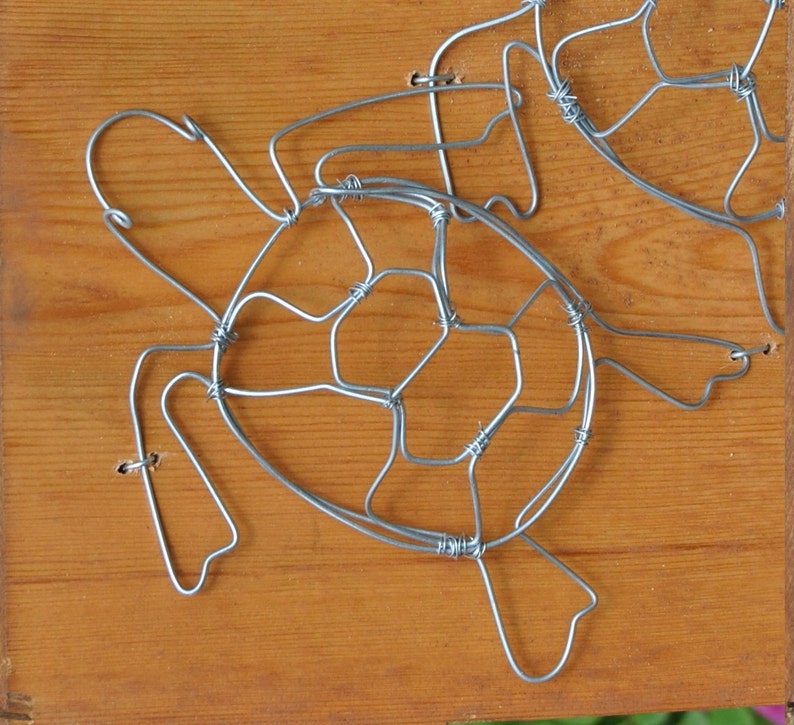 Faux Taxidermy Sea Turtle Wire Sculpture Etsy
