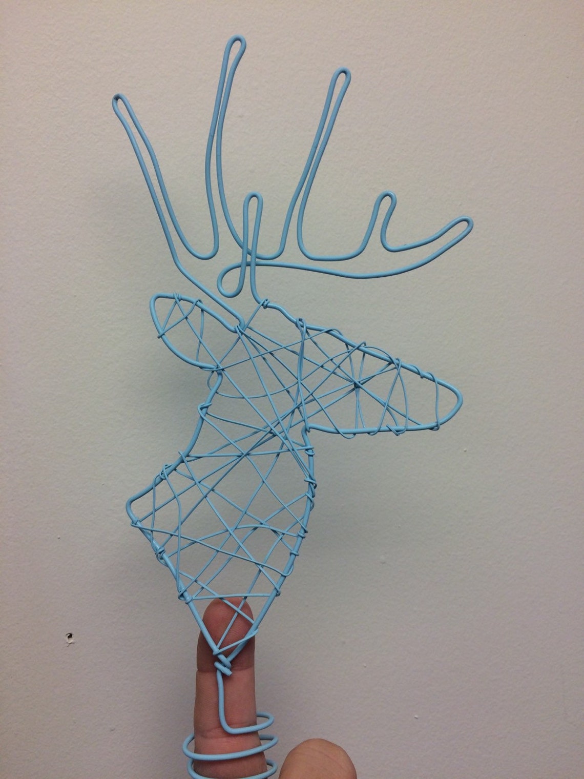 Deer Head Tree Topper by A Head of the Game Etsy