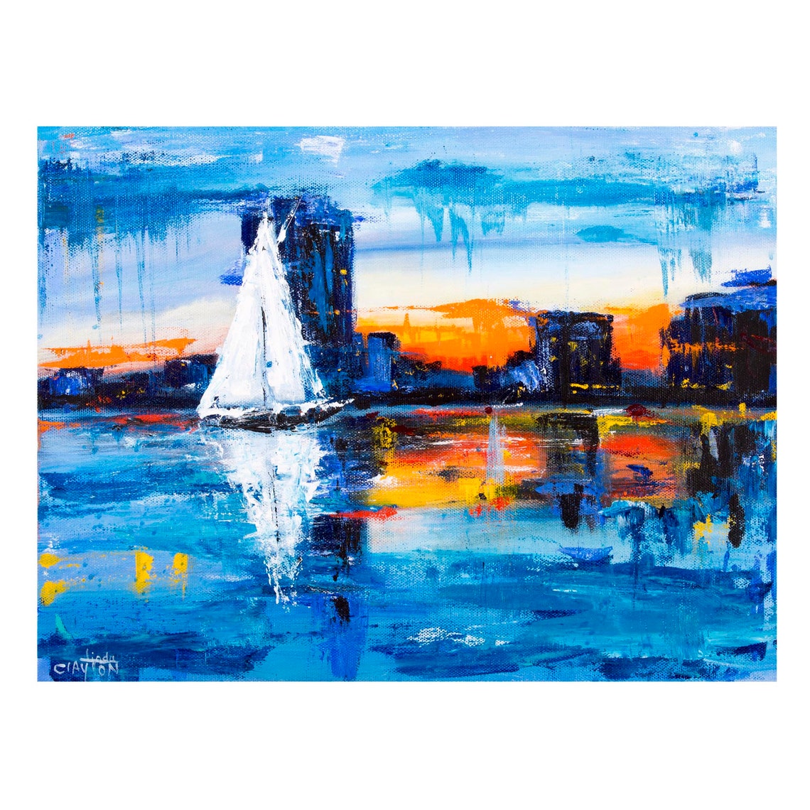 Minnesota Lake Calhoun Bde Maka Ska Boat Sailing Dock Etsy