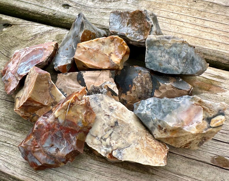 Rough Ohio Flint: Large Variety of Colors and Sizes - Etsy