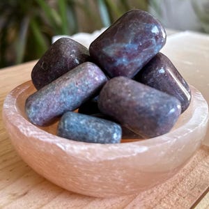 Gorgeous Ruby in Kyanite UV Reactive Tumbles