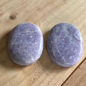 Lepidolite Worry Stones | Anxiety Relief Crystals | Metaphysical Crystals