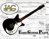 Plan to build Danelectro 3021 Electric Guitar Ideal Musicians Gift DIY project P079