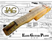 Plan to build Danelectro style lapsteel Electric Guitar DIY project or ideal Musicians gift .P029