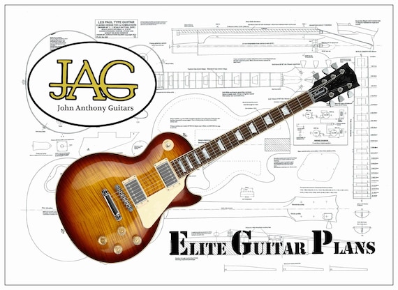 Jeugd Verborgen Verbieden Plan om Gibson Style Les Paul elektrische - Etsy Nederland