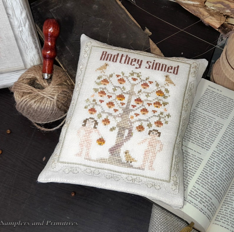 Cross Stitch Sampler Pattern Chart PDF, Samplers and Primitives, Bible ...