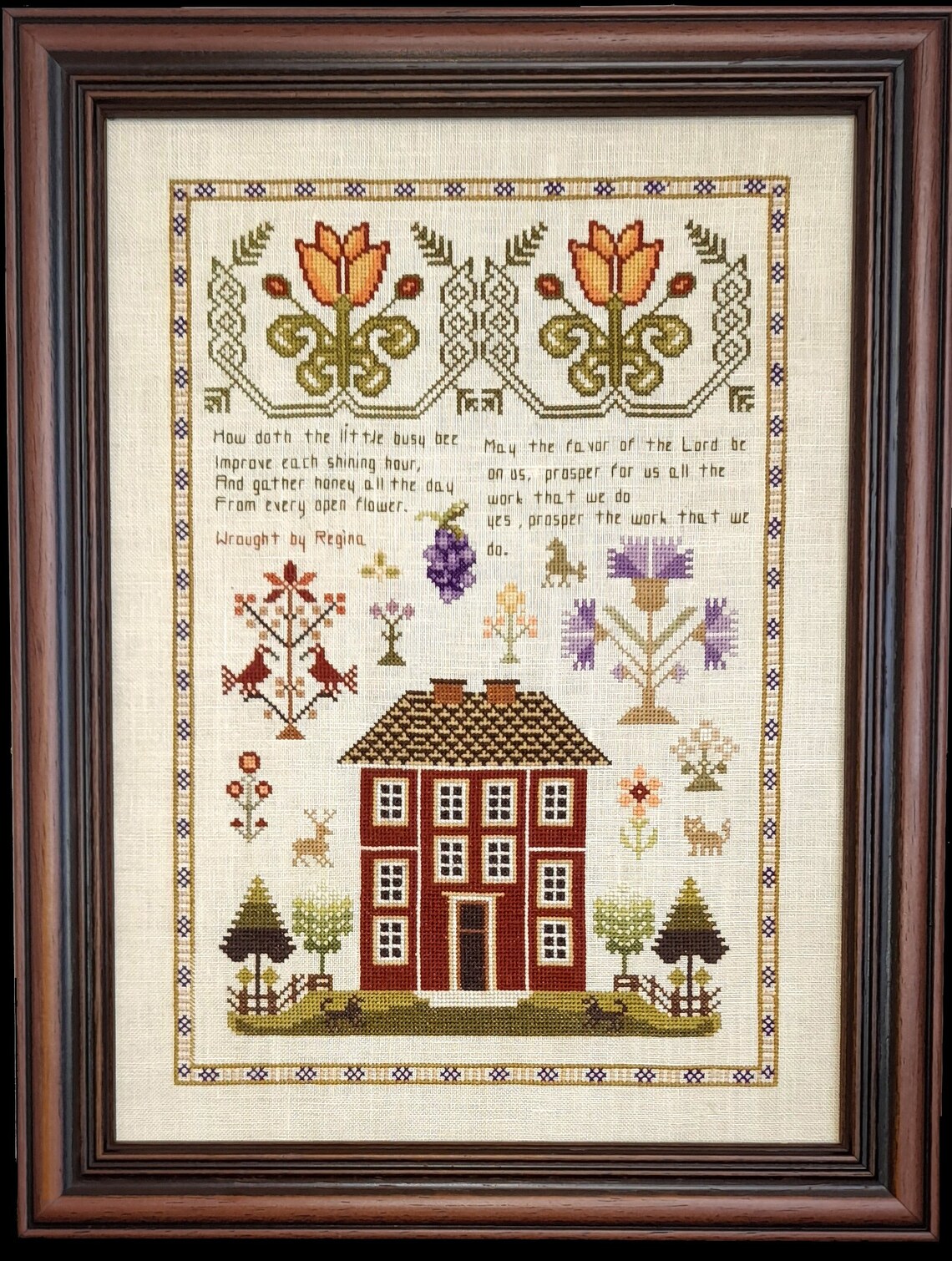 Cross Stitch Sampler Pattern Chart PDF Samplers and - Etsy