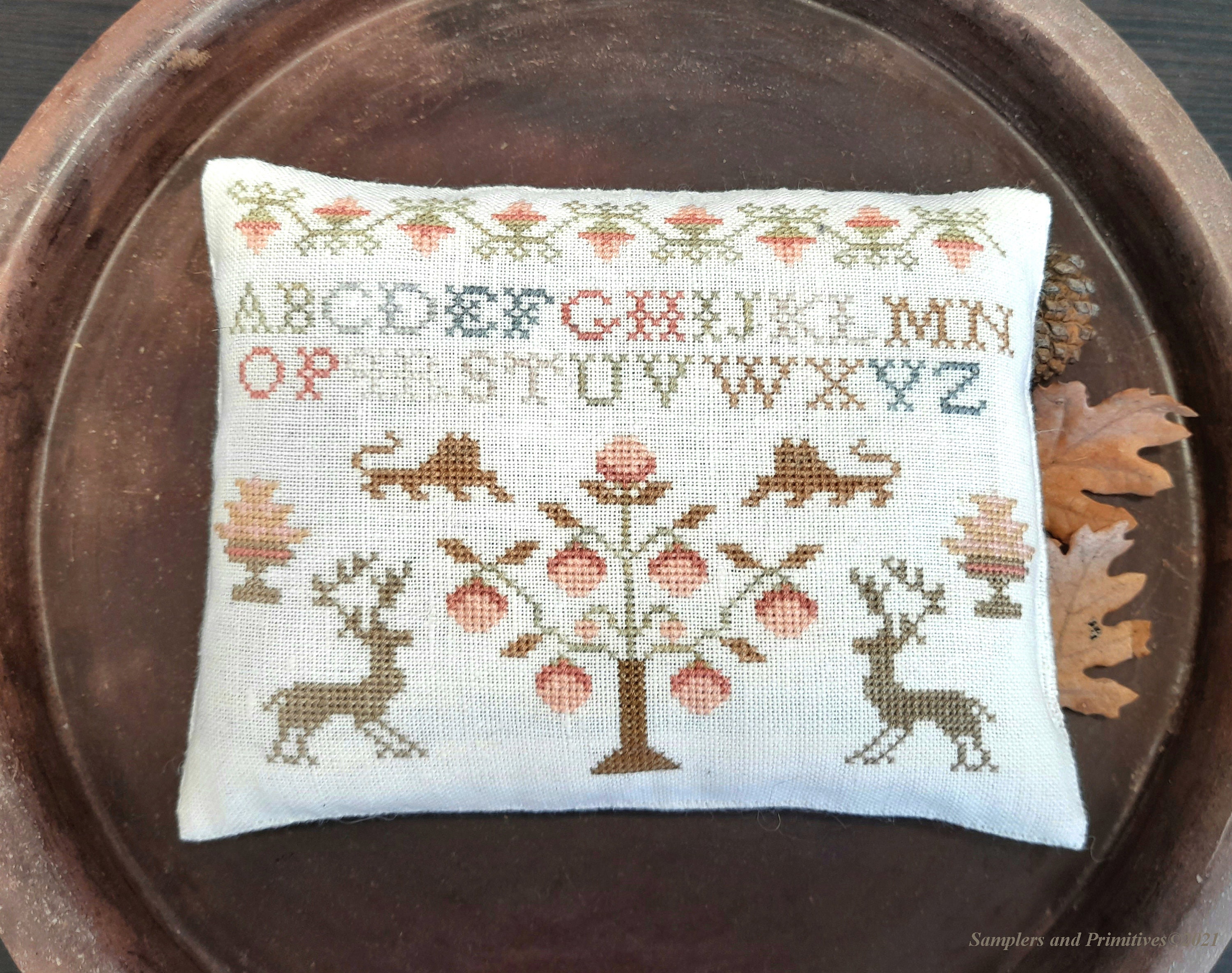 Cross stitch sampler pattern chart PDF colonial sampler | Etsy