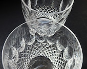 WATERFORD CRYSTAL. Pair of Vintage COLLEEN Whisky Glasses or Tumblers