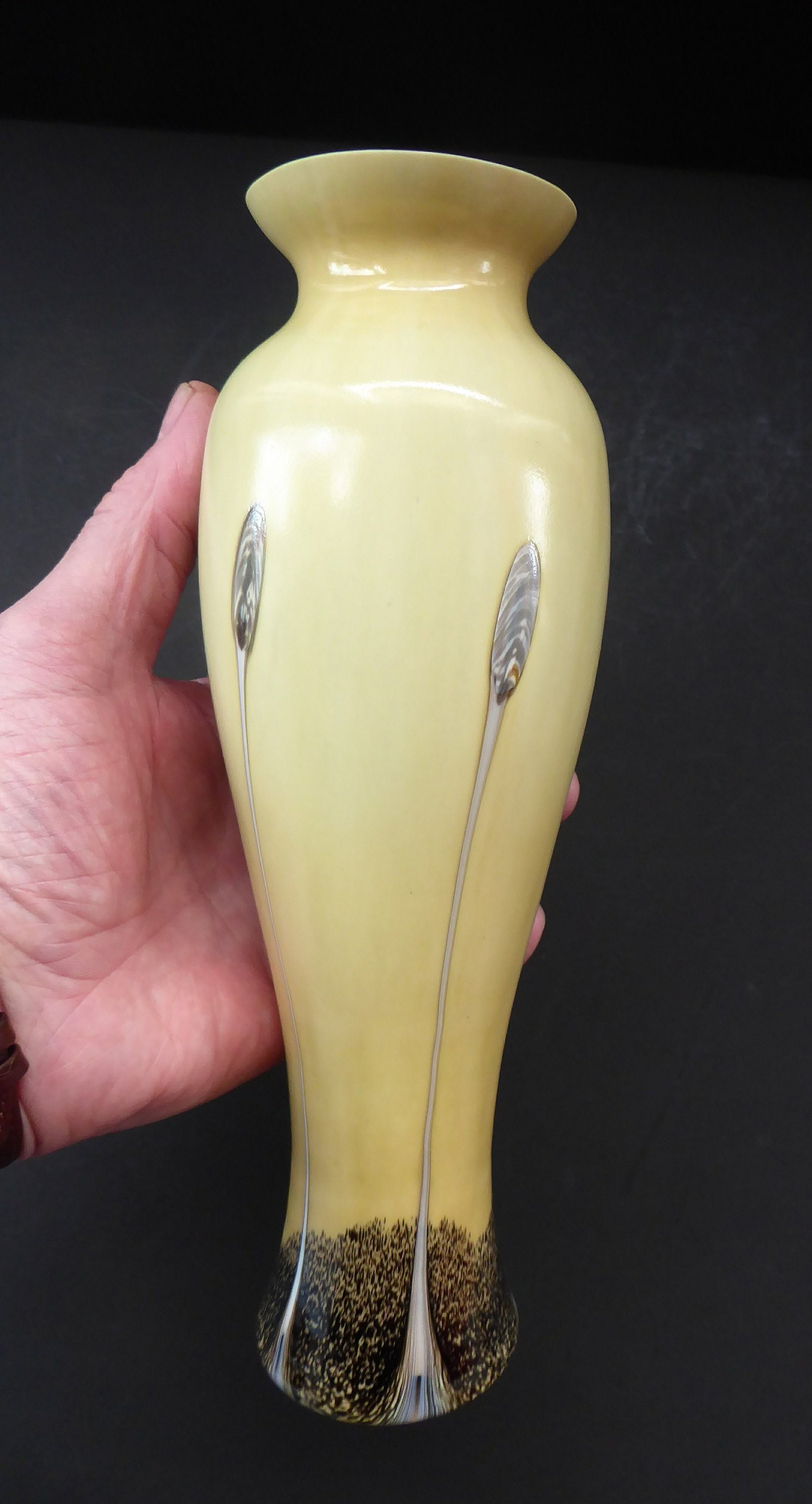 Scottish Glass Vintage Caithness Glass Art Nouveau Shape Vase