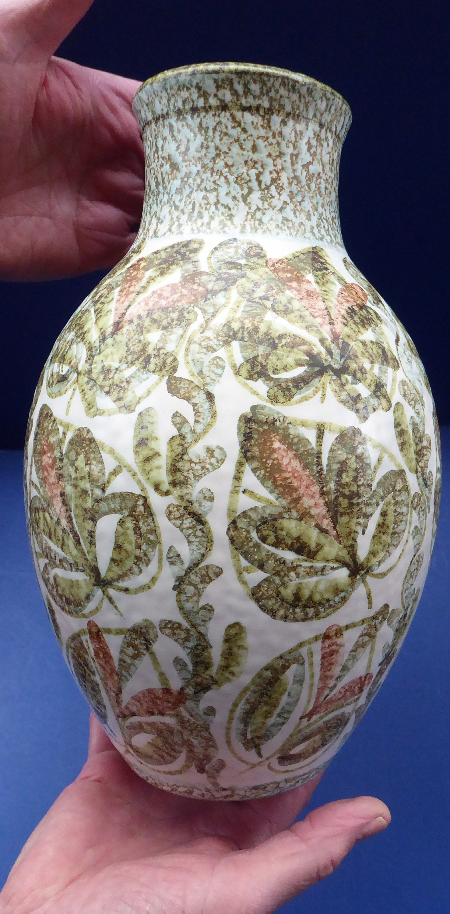 Vintage 1950s Denby Glyn Colledge Glyndbourne Vase Hand Painted