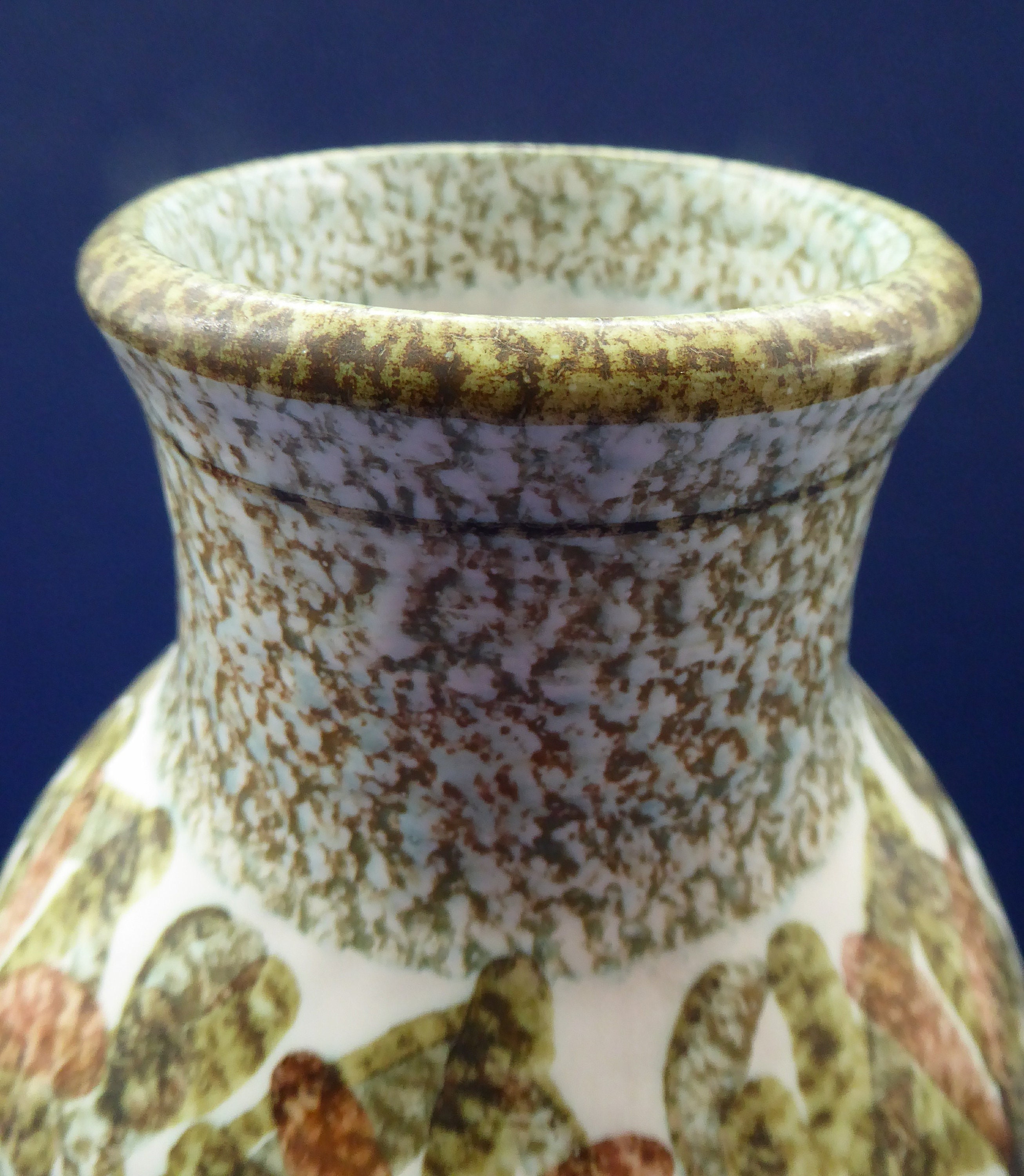 Vintage 1950s Denby Glyn Colledge Glyndbourne Vase Hand Painted