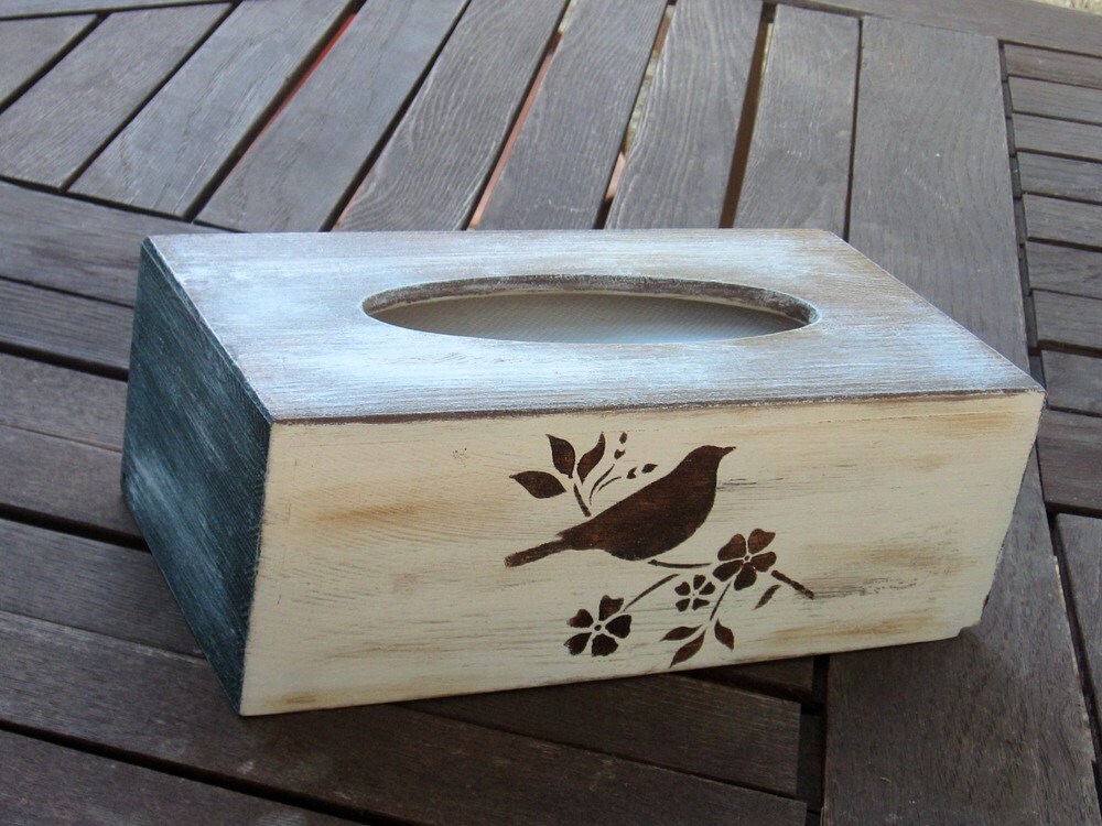 wooden tissue box cover rectangular wood kleenex box etsy