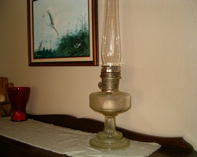 Vintage Antique Oil Lamp Mantle Lamp Company Model B Etsy