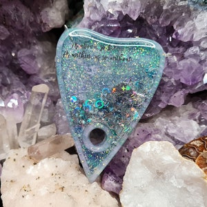 As Above So Below Pastel Planchette Snowglobe Keyring, Necklace, Pendant