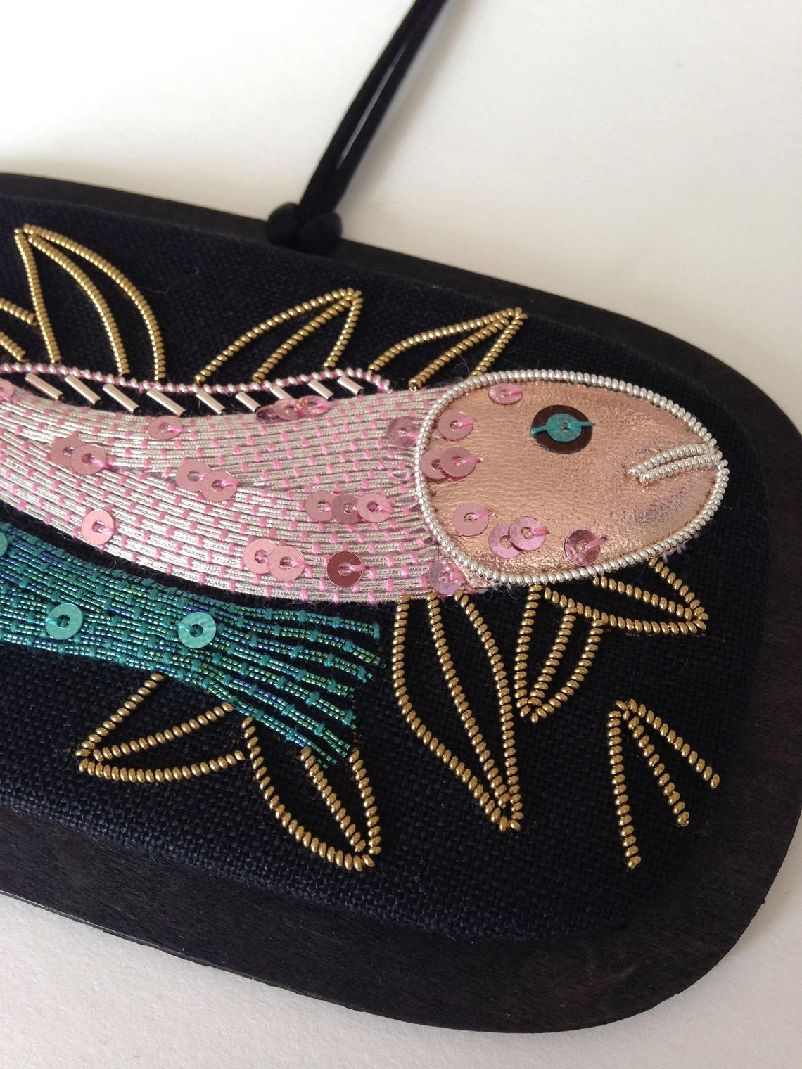 V&A Netsuke Fish Metalwork Embroidery Kit Etsy