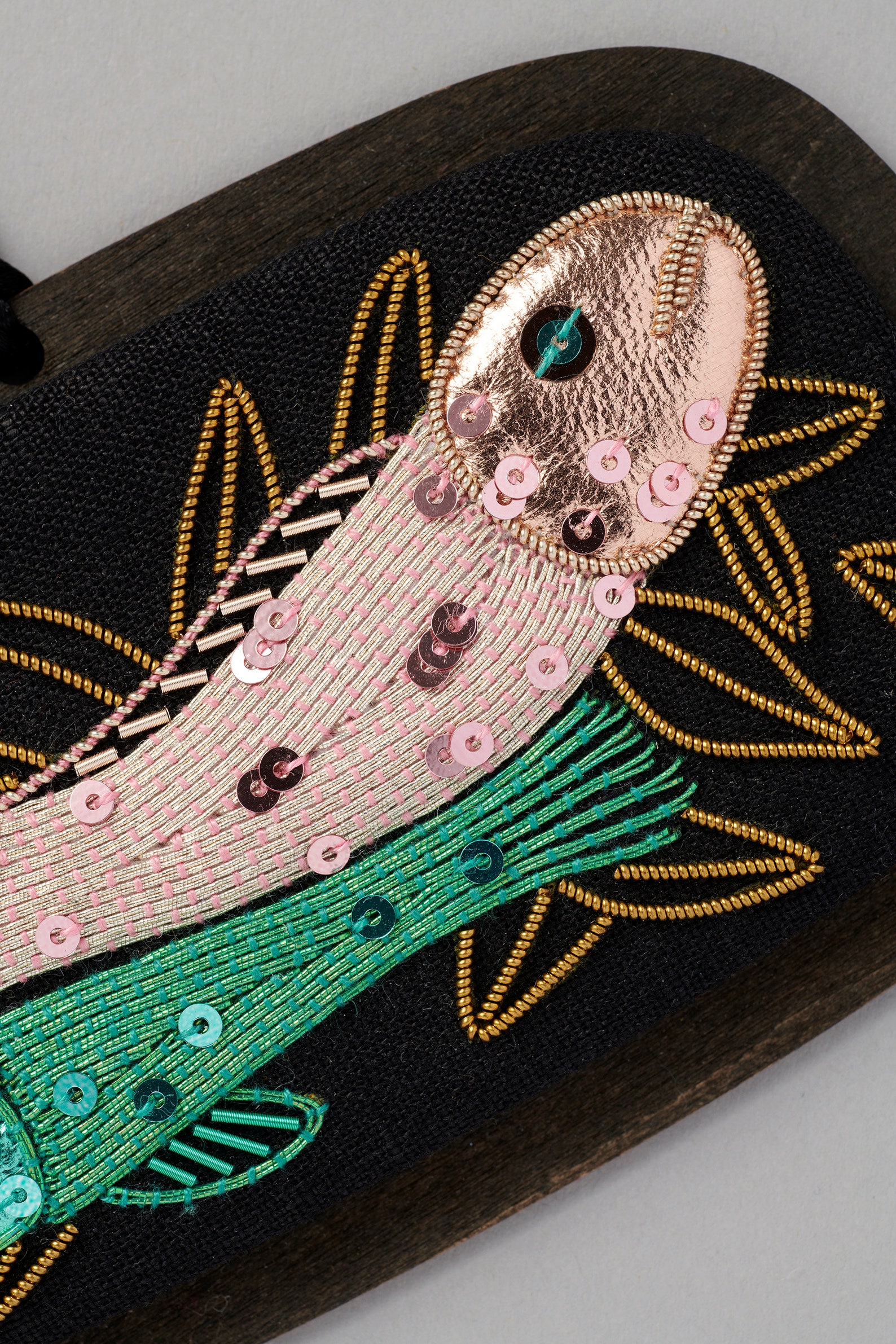 V&A Netsuke Fish Metalwork Embroidery Kit Etsy