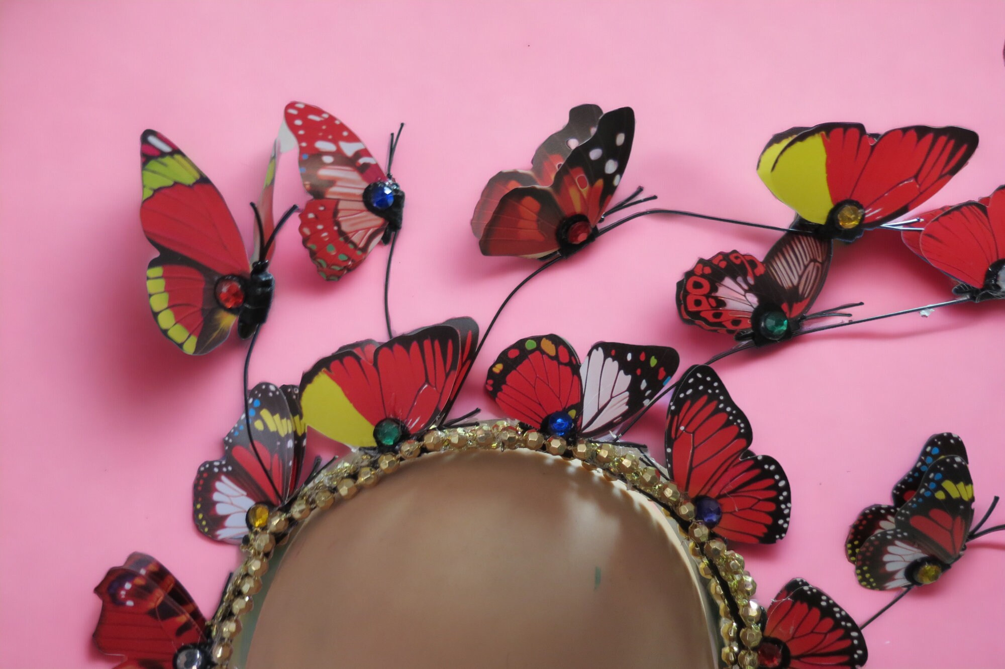 Butterflies Hairband, Kentucky Derby, Tea Party Hat, Wedding 