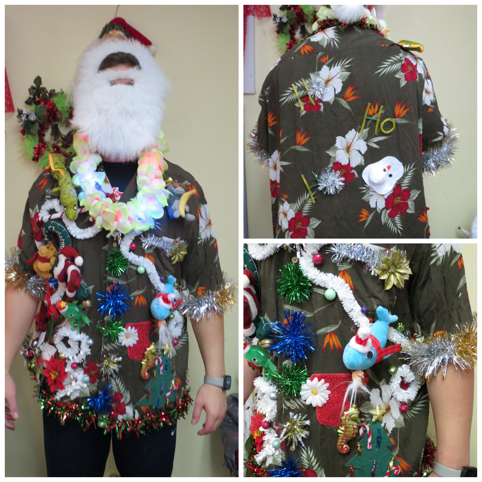 ugly hawaiian christmas sweater