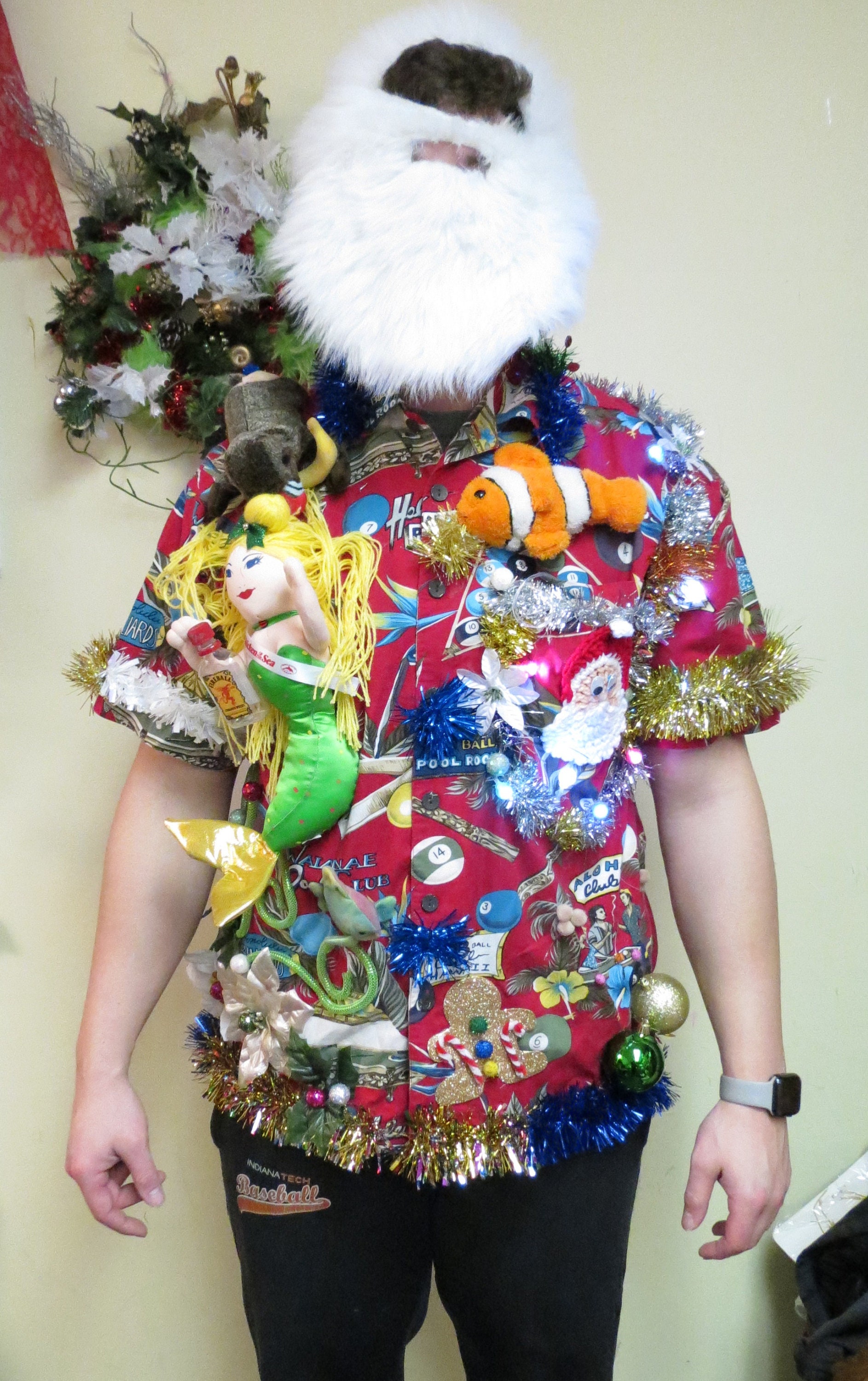 Mermaid Tree Ugly Christmas Sweater Mens Sweatshirt Mermaid Tree Ugly Christmas Sweater Mens Sweatshirt