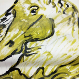 disegno su carta cavallo cm 50xcm70