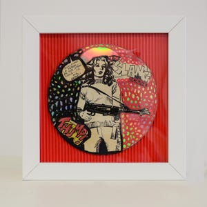 quadro pop, tondo, opéra collage Adalgisart, opéra piccola