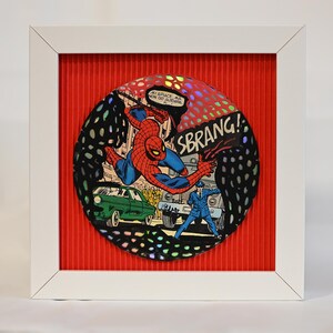 quadro pop, tondo, opéra collage Adalgisart, opéra piccola