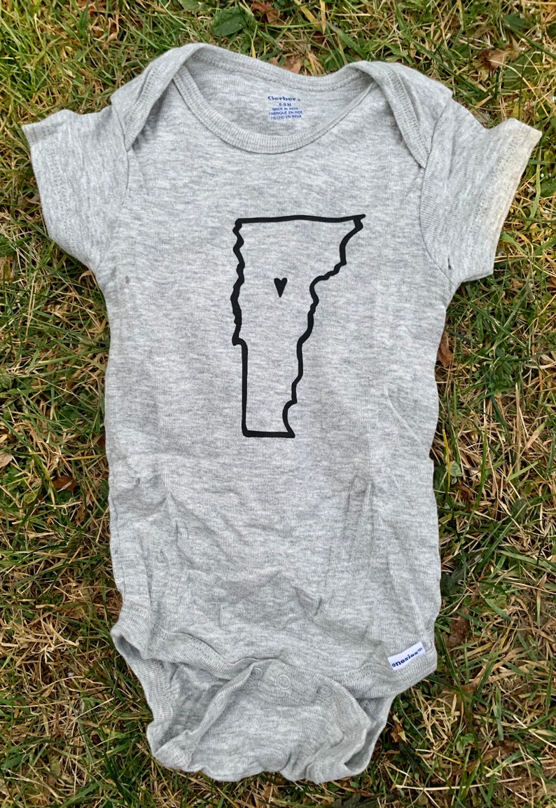infant clothing baby clothing pajamas Vermont Baby Onesie