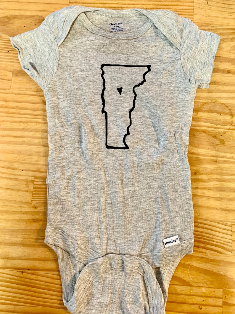 infant clothing baby clothing pajamas Vermont Baby Onesie