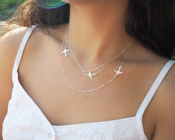 Gold Vermeil Birds Necklace Gold Vermeil Birds Necklace