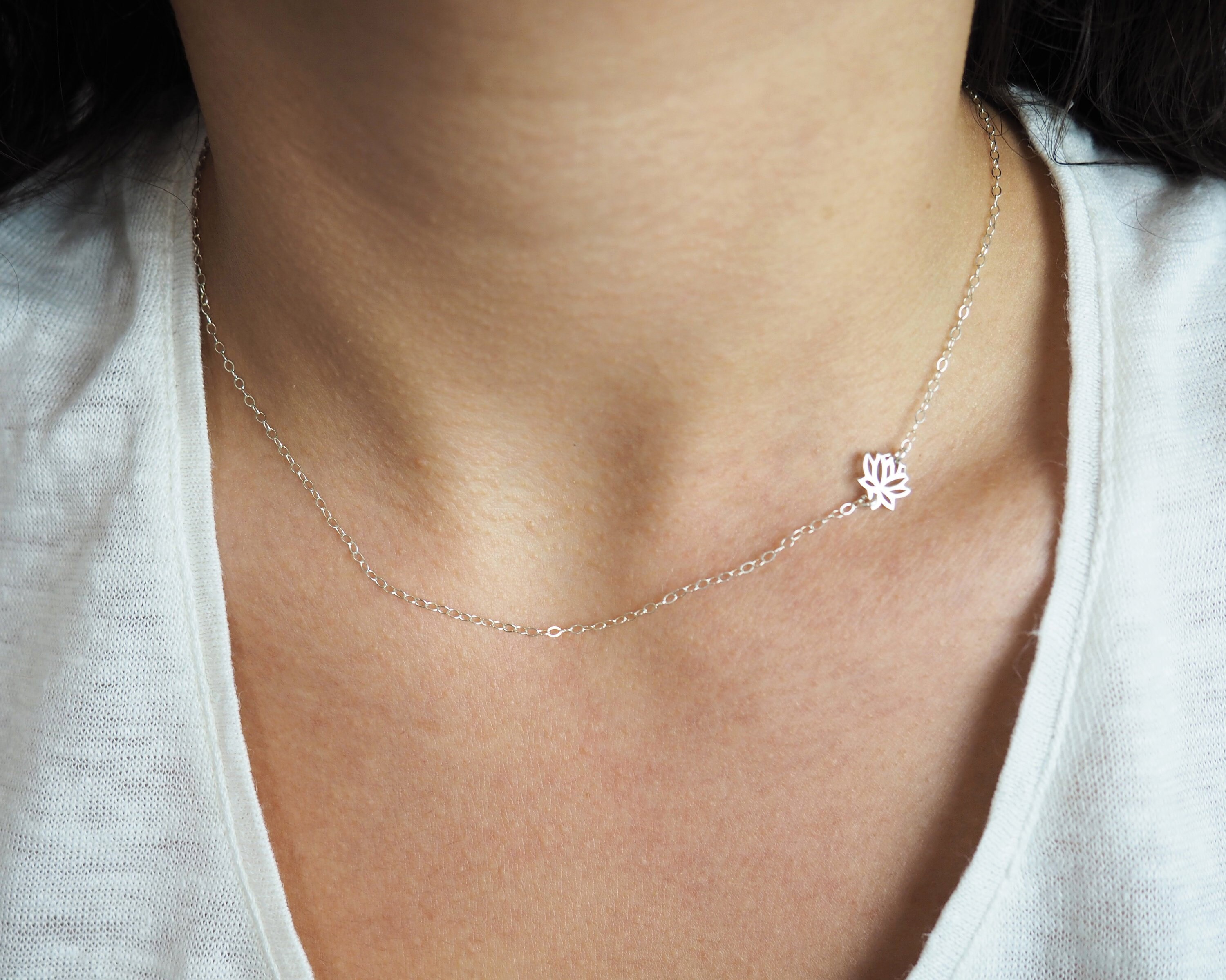 Lotus Necklace Sterling Silver Discount 