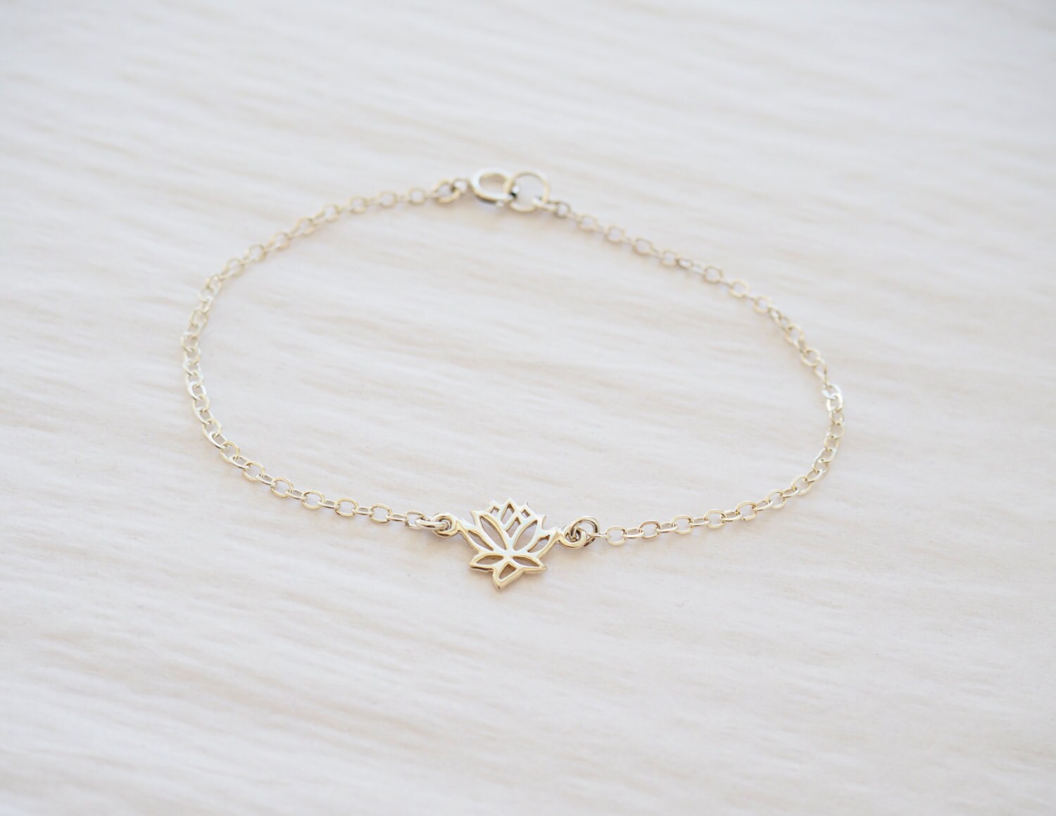 Sterling Silver LOTUS Bracelet • Sterling Silver Bracelet