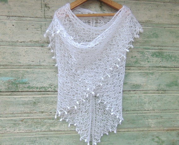 white lace shawl bridal