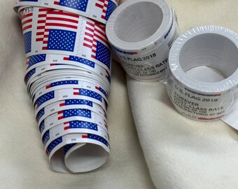 1000 Wedding stamps 10 Roll flag, Perfect for wedding invitations