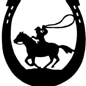 Digital Roping Cowboy Embroidery Design - Instant Download File with Various Formats - Embroidery Machine Compatible - Commercial Use