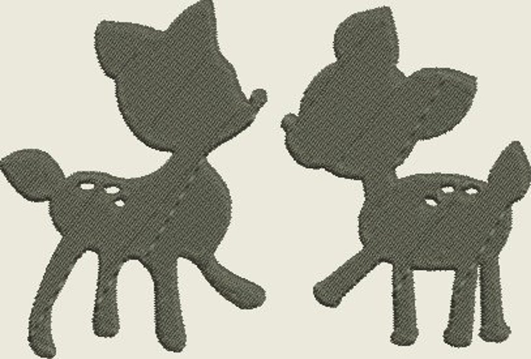 Baby Deer Embroidery Design Digital Download Etsy