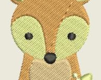 Deer - Woodland Babies Embroidery Design - Digital Download