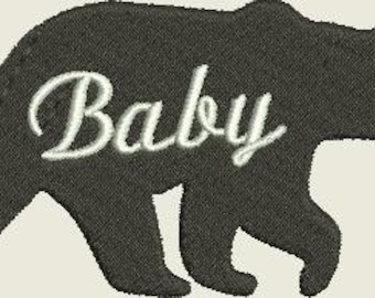 Baby Bär Stickerei Design - Digital Download