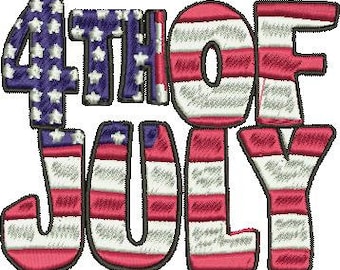 4th of July Flag - Digital Download