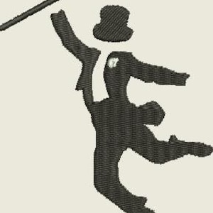 Broderidesign för steppdans: Vintagedansare (digital nedladdning)