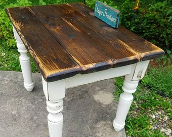 Rustic KITCHEN TABLE Turned Leg Reclaimed Wood Farm House Dining Table Cabin Chunky Legs Frame Thick Or Thin Top Options Custom Sizes Colors Rustic KITCHEN TABLE Turned Leg Reclaimed Wood Farm House Dining Table Cabin Chunky Legs Frame Thick Or Thin Top Options Custom Sizes Colors