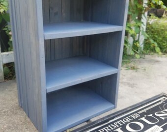 Wine Crate Bookshelf Etsy