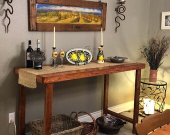 RUSTIC SOFA BAR Table