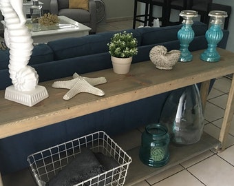 RUSTIC ENTRYWAY TABLE