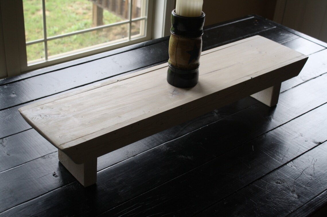 TABLE RISER Unique Primtiques Primitive White Wash Pickling | Etsy