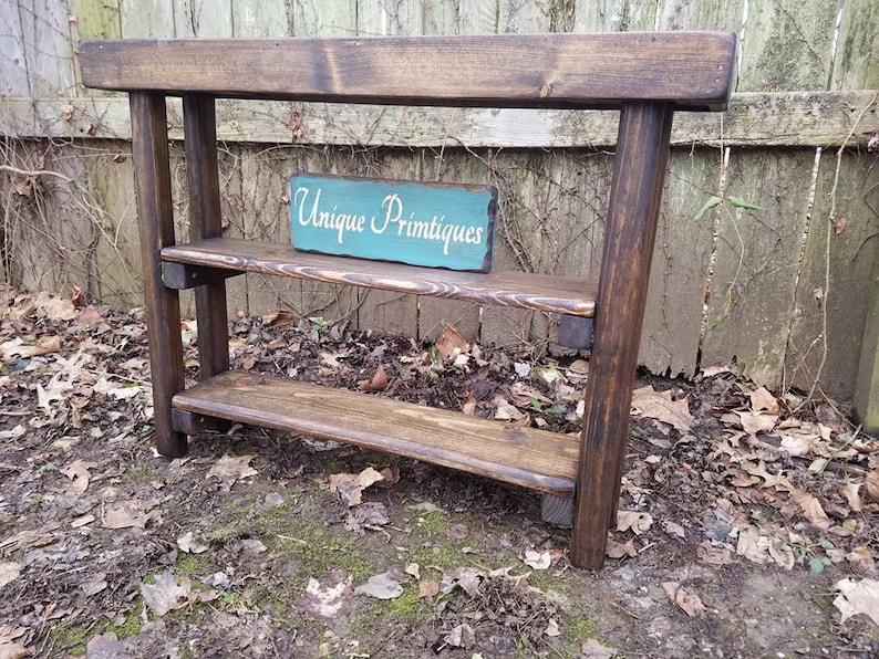 Small Wood Accent Hall Bathroom SOFA Console Table Book Shelf Etsy