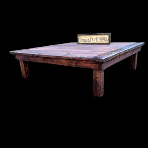 RUSTIC FARMHOUSE COFFEE Table Extra Large Square Farm House Country ...