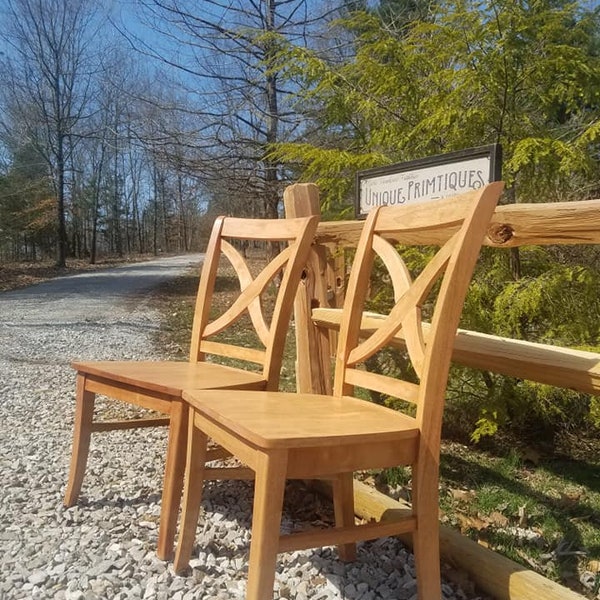 Rustic Dining Chairs Etsy