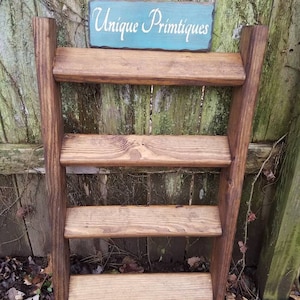 BLANKET LADDER  Rustic Primitive Wood Quilt Scarf Tie Towel Rack Home Cabin Lodge Decor Custom Sizes Colors By Unique Primtiqus Woodworking