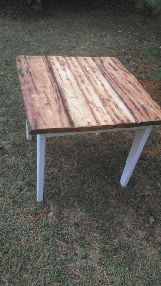 Rustic Farmhouse TABLE Cabin Distressed Primitive 32x35x30h Country ...